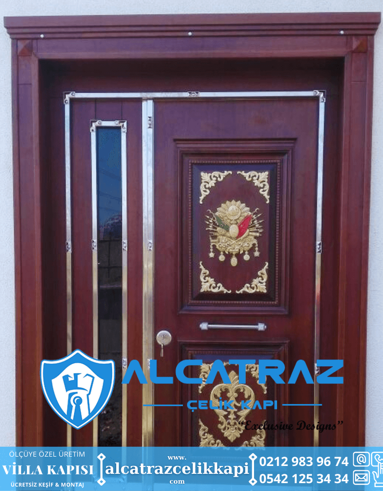 Villa Kapısı Modelleri Villa Giriş Kapısı Kompozit Çelik Kapı Alcatraz Villa Kapısı Haustüren SteelDoors - 2021-08-13T093245.327
